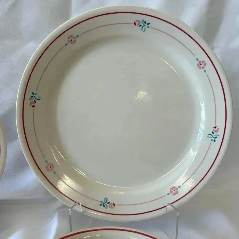 Corelle Cranberry Blossoms Assorted Dinnerware Pieces Lot - Picture 5 of 5